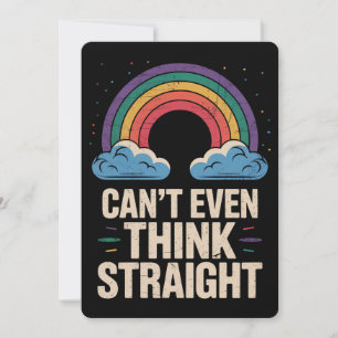 Convites Nem sequer consigo pensar no Orgulho gay LGBTQ Het