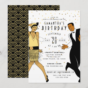 Convites Nenhuma arte AGE Deco/Excelente Gatsby/Festa de an