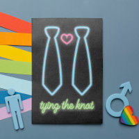 Neon Casando Casamento de Gay
