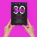 Convites Neon Pink Trinta aniversário de 30 anos<br><div class="desc">Convide amigos e família para comemorar sua festa de aniversário de 30 anos com este convite de aniversário cor-de-rosa de Néon TRINTA.</div>