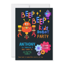 Neon ROBOT PARTITY Aniversários de criança Meninas