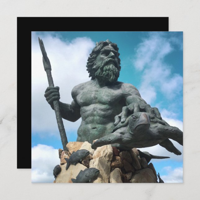 Convites nepografia do rei na Virgínia Beach (Frente/Verso)