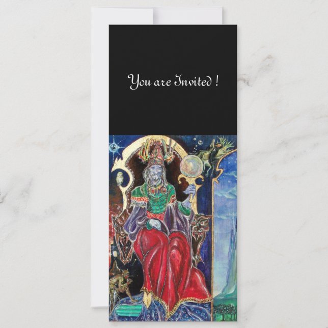 Convites NEUROMANCER, azul vermelho, preto branco (Frente)