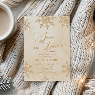 Convites Neve Apaixonada Chá de panela Wonderland