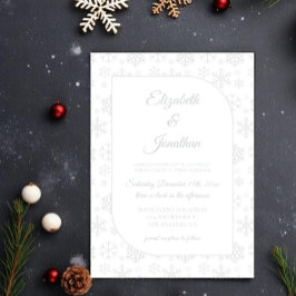 Convites Neve no Amor Casamento de Inverno