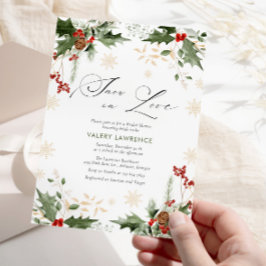 Convites Neve no Amor Chá de panela de inverno