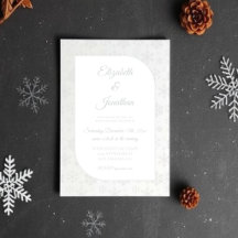 Neve no Amor Recepção de Casamento de Inverno