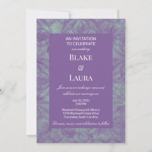 Convites Névoa Celestial de Verão Batik Personalizado Brilh