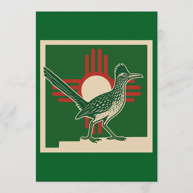 Convites New Mexico Christmas  (Frente)