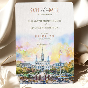 Convites New Orleans Jackson Square Salve o Dia
