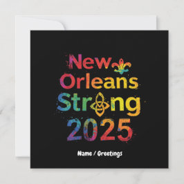Convites New Orleans Strong 2025 Inspiring NOLA Pride