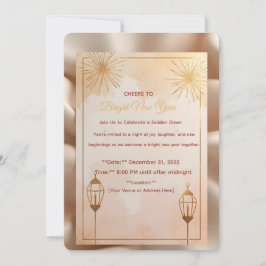Convites New Year Party Invitation – “Join Us to Celebrate