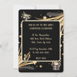 Convites New Year's Eve Celebration Invitation