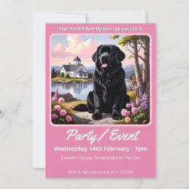 Convites Newfoundland Dog