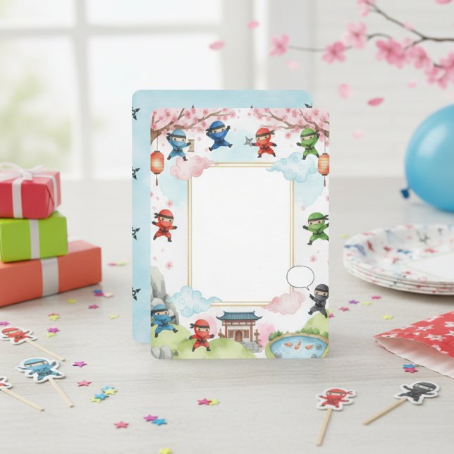 Convites Niche Kids Martial Arts Party Decor (Criador carregado)