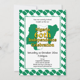 Convites NIGÉRIA 60ª INDEPENDÊNCIA | Sinalizador nigeriano