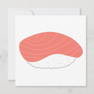 Convites Nigiri de Salmão Fresco Sushi Amante de Comida Jap