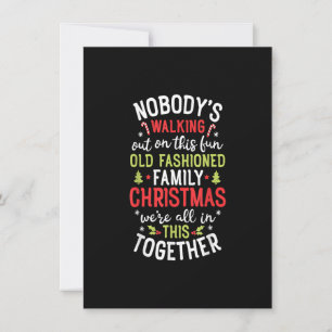 Convites Ninguém está saindo neste Cristo Divertido da Famí