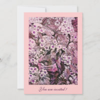 NINHO DE PÁSSARO, ÁRVORE COM FLORES BRANCAS VERMEL