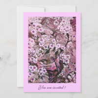 NINHO DE PÁSSARO, ÁRVORE COM FLORES ROSADAS BRANCA