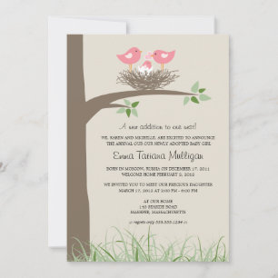 Convites Ninho do Pássaro para Adoção de Casais Lésbicas