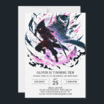 Convites Ninja Birthday Adventure for Kids<br><div class="desc">Libere um mundo de entusiasmo com nossa Aventura Ninja de Aniversário para o Convite para Crianças. Imagine a emoção no seu rosto enquanto eles recebem um convite personalizado para se juntarem à última busca ninja! Este cartão editável e imprimível é mais do que um convite; é uma porta de entrada...</div>