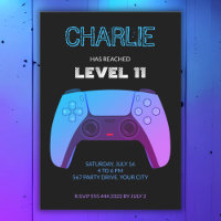 NÍVEL DE CONTROLADORA DE JOGO NEON PARA CIMA