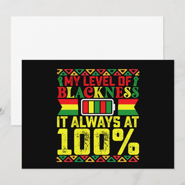 Convites Nível de Negra Décima Época Negra (Frente/Verso)