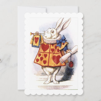 Convites Nivens McTwisp, a Alice do Coelho na Terra das Mar