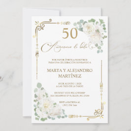Convites No 50 Aniversario de Boda