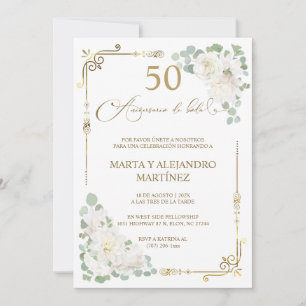 Convites No 50 Aniversario de Boda