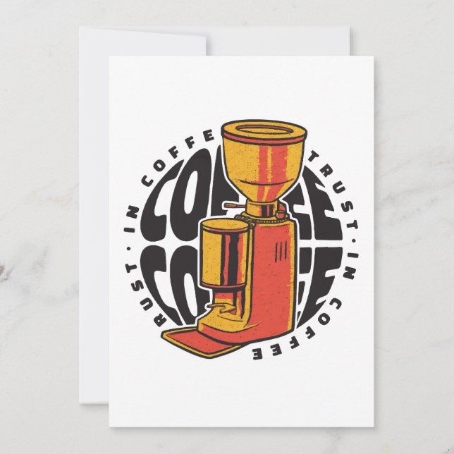 Convites No Café confiamos (Frente)