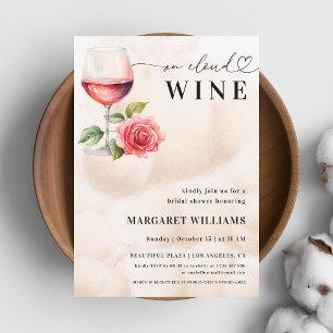 Convites No Chá de panela de Script de Coração do Tema do V