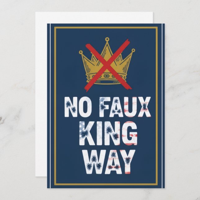 Convites No Faux King Way (Frente/Verso)
