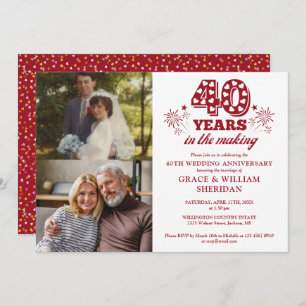 Convites No Fazer 40º Aniversário de Casamento 2 Foto