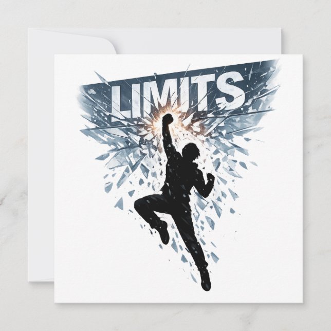 Convites No Limits Motivation Design  (Frente)
