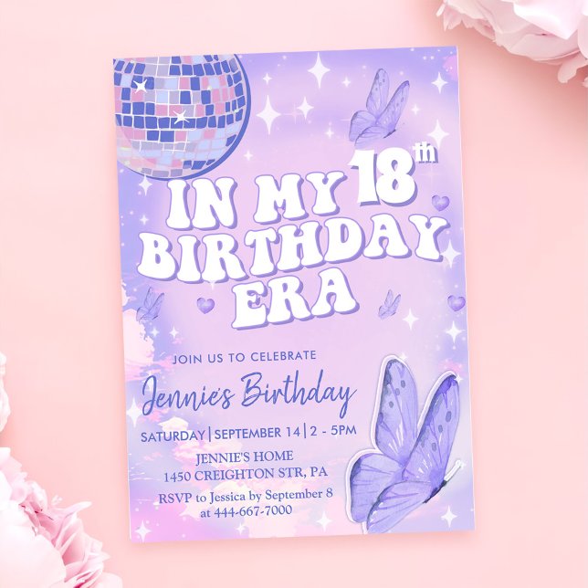 Convites No meu 18º aniversário (Criador carregado)