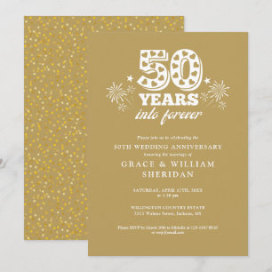 Convites No Ouro Eterno 50º Aniversário de Casamento