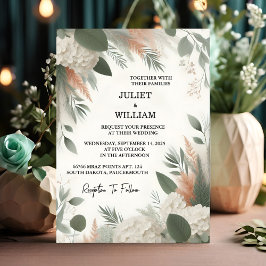 Convites No Pastel Blush Peach Mint Moss Sage Casamento Ver