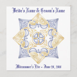 Convites Nó Wedding celta Inivitation (Não-tradicional)