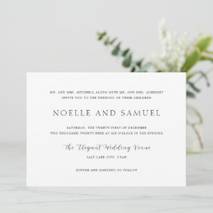 Convites Noelle Elegant Wedding