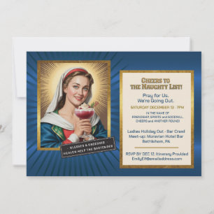 Convites Noite das Senhoras – Rampa de Bar Maria Virgem Tra