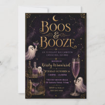 Noite de Cocktail de Halloween Boos & Booze