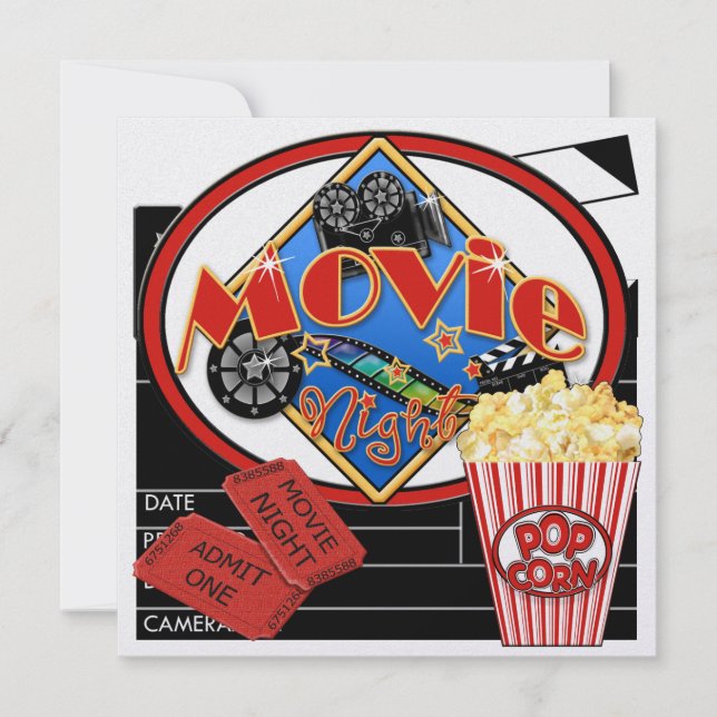 Convites Noite de Filme! SRF (Frente)