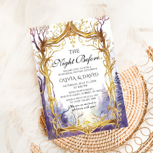 Convites Noite De Floresta Magna Encantada Antes Do Ensaio