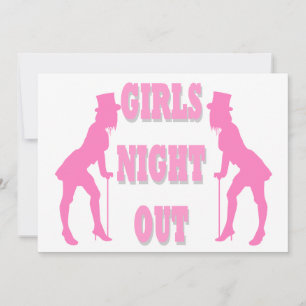 Convites Noite de meninas fora