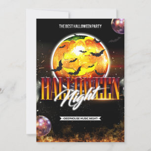 Convites Noite de música de Halloween