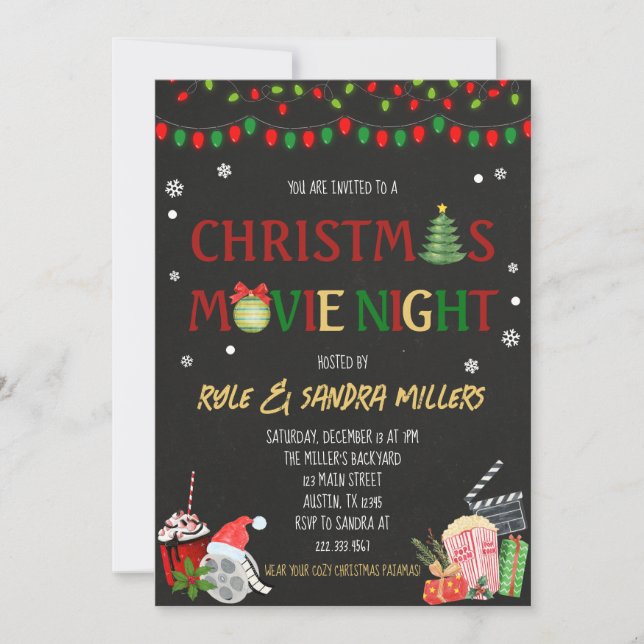 Convites Noite de Natal (Frente)