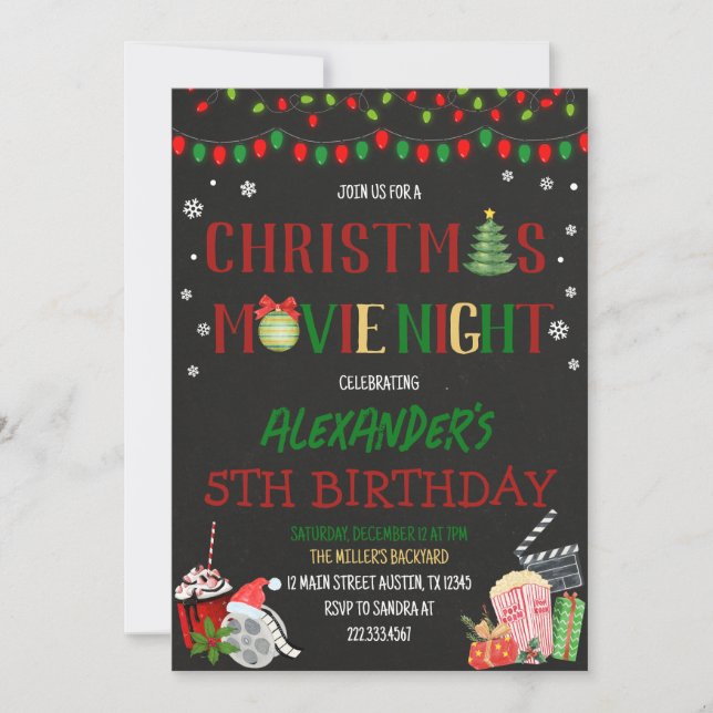 Convites Noite de Natal (Frente)