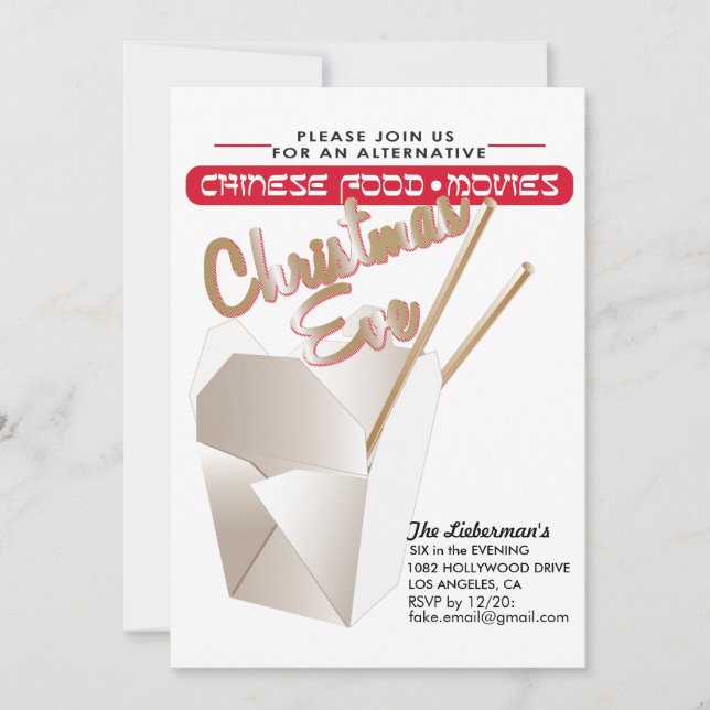 Convites Noite de Natal alternativa (Frente)